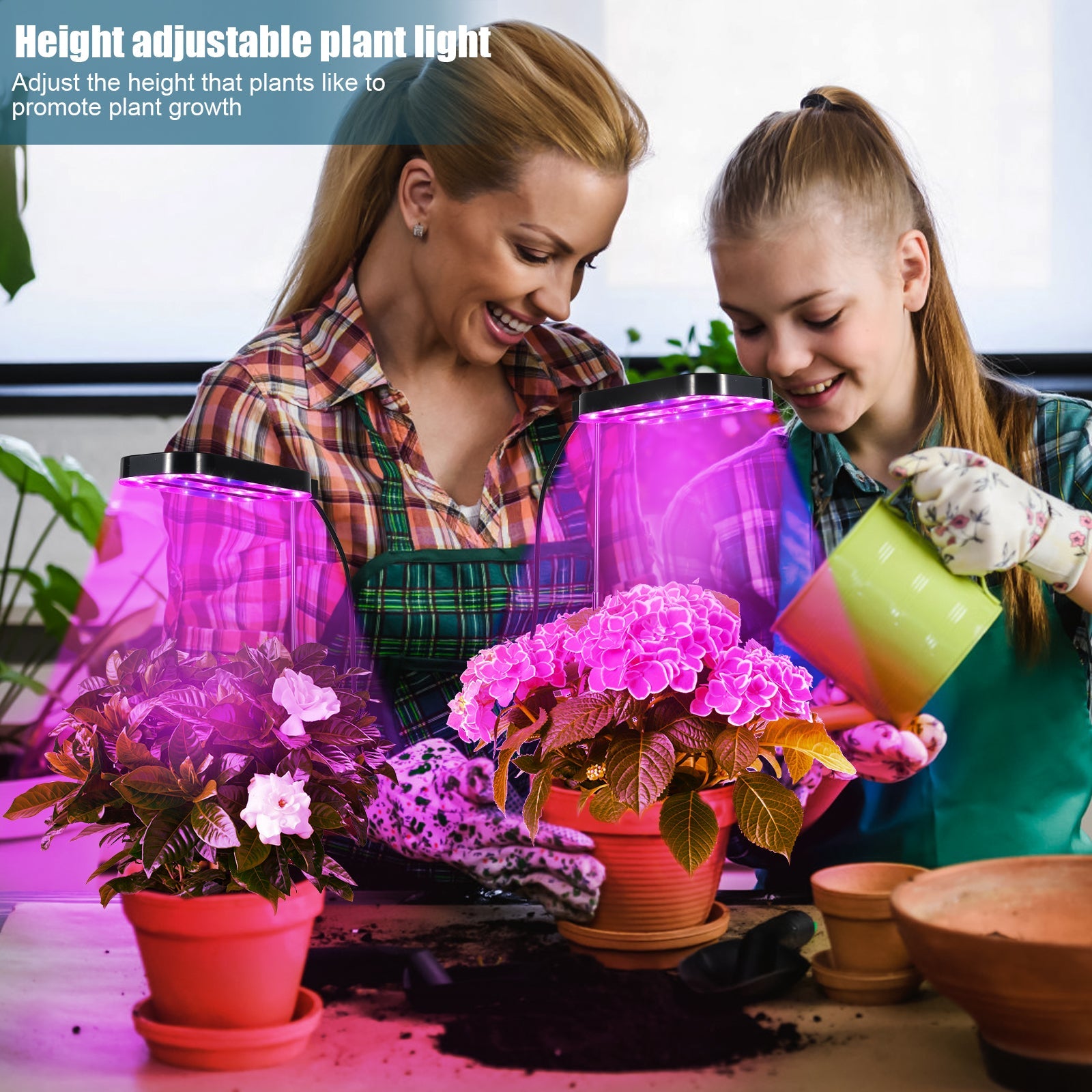 10W new plant fill light four-head plug plant light private model growth light succulent potted plant light 的副本